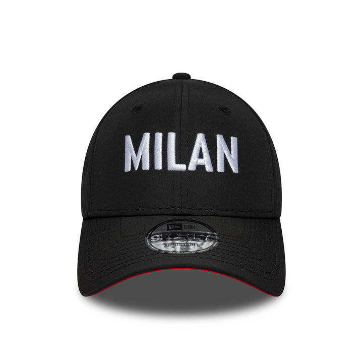 New Era หมวกรุ่น Ac Milan Exclusives Wordmark Black 9Forty Cap