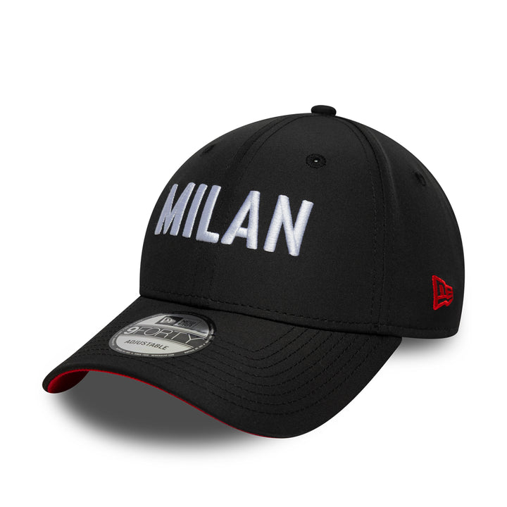 New Era หมวกรุ่น Ac Milan Exclusives Wordmark Black 9Forty Cap