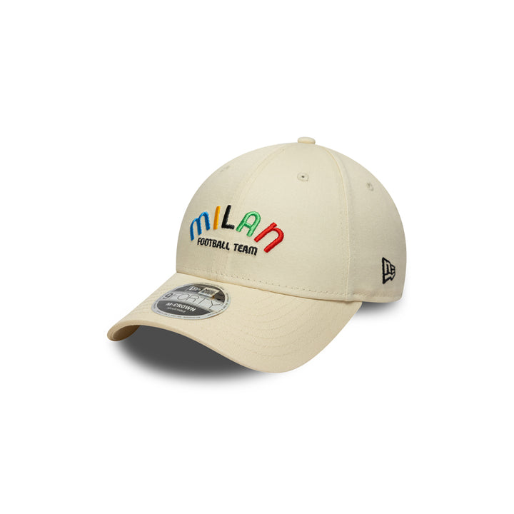 New Era หมวกรุ่น Ac Milan Exclusives Wordmark Light Cream 9Forty Cap