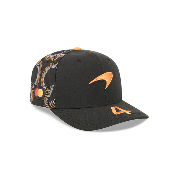 New Era หมวกรุ่น Mclaren Racing Austin Ln Motorsport Black 9Seventy Stretch Snap Cap