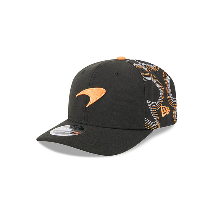 New Era หมวกรุ่น Mclaren Racing Austin Motorsport Black 9Seventy Stretch Snap Cap