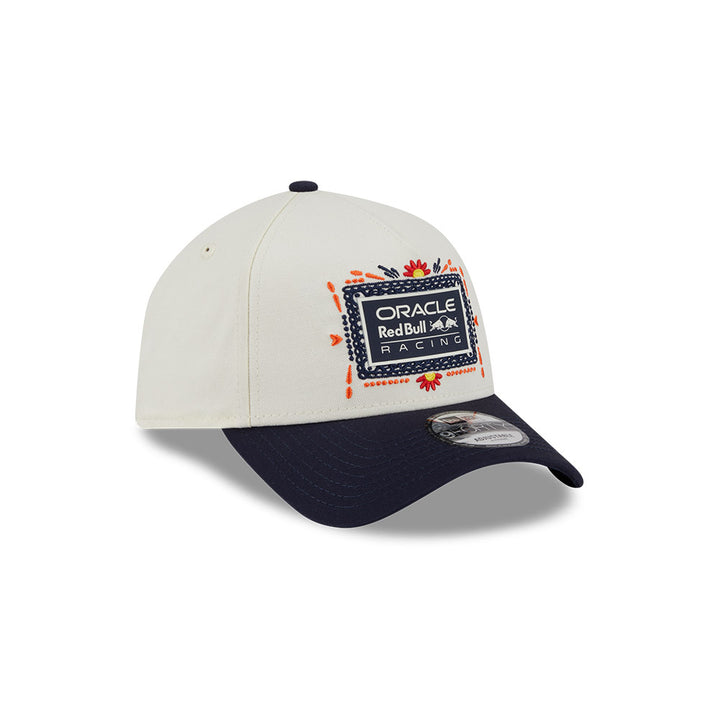 New Era หมวกรุ่น Red Bull Racing Mexico Team Motorsport Chrome White 9Forty A-Frame Cap