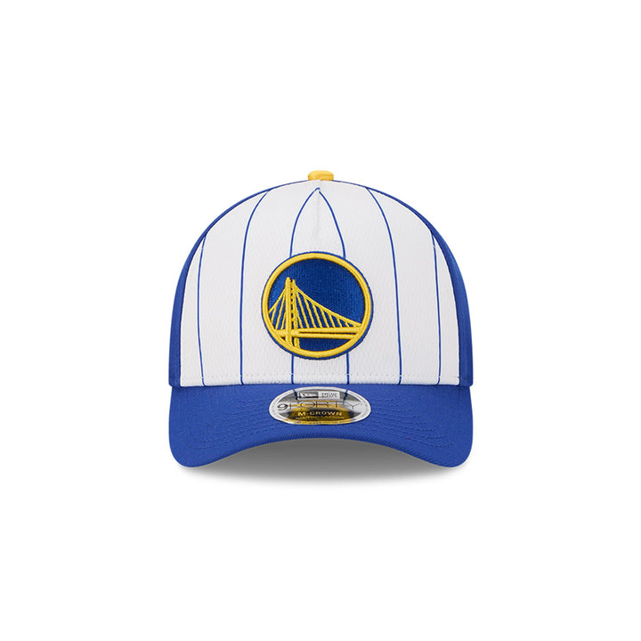 New Era หมวกรุ่น Golden State Warriors Nba Tip Off Fw25 Med Blue 9Forty M Crown A-Frame Cap