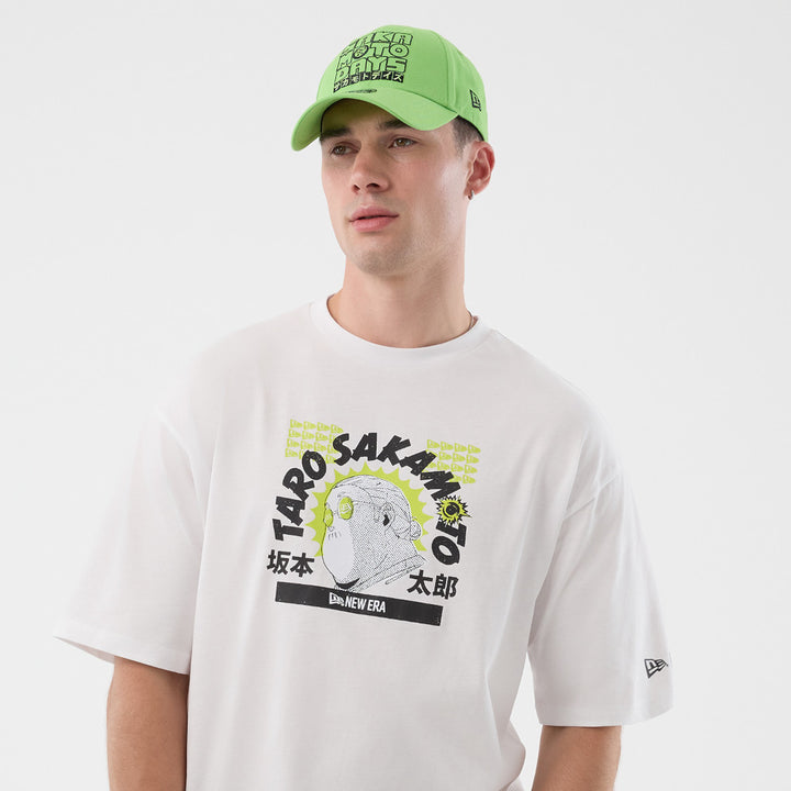 New Era เสื้อยืดแขนสั้นรุ่น New Era X Sakamoto Days White Oversized Short Sleeve Tee