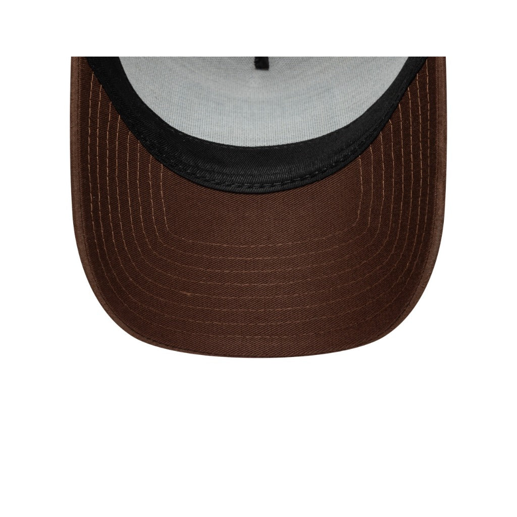หมวกแก๊ป New Era รุ่น New Era Patch Suede 2-Tone Brown Visor Camel 9Forty E-Frame Cap