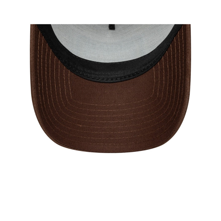 หมวกแก๊ป New Era รุ่น New Era Patch Suede 2-Tone Brown Visor Camel 9Forty E-Frame Cap