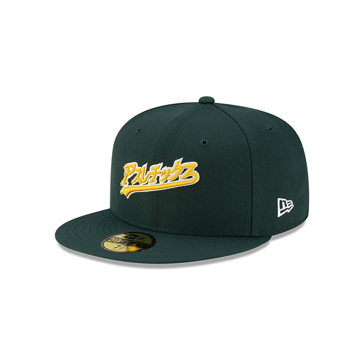 New Era หมวกรุ่น Hyperfly X Mlb Oakland Athletics Green 59Fifty Cap
