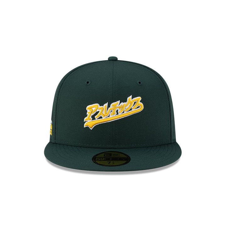 New Era หมวกรุ่น Hyperfly X Mlb Oakland Athletics Green 59Fifty Cap