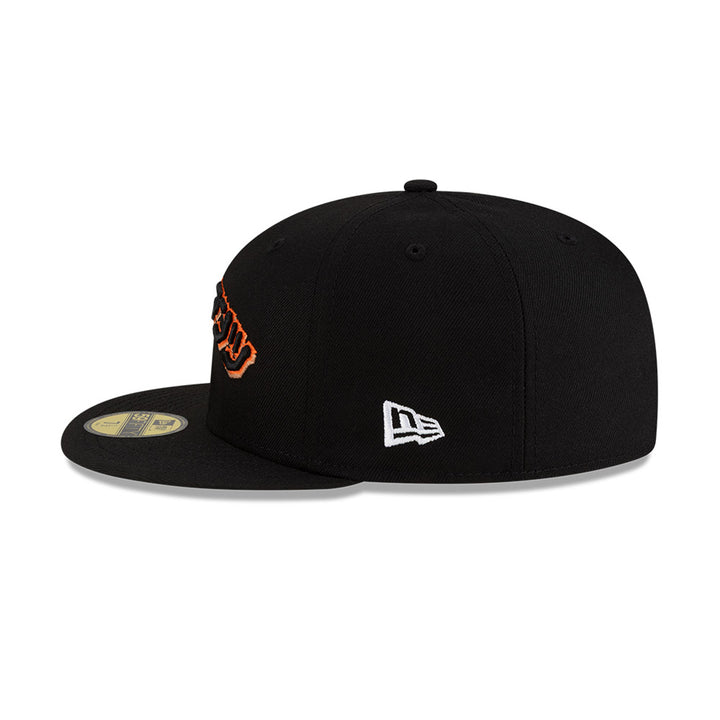 New Era หมวกรุ่น Hyperfly X Mlb San Francisco Giants Black 59Fifty Cap