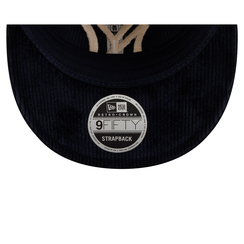 New Era หมวกรุ่น RALPH LAUREN x MLB NEW YORK YANKEES CO NAVY 9FIFTY RETRO CROWN CAP