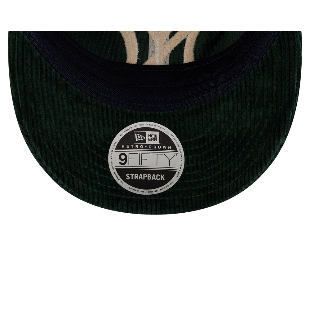 New Era หมวกรุ่น RALPH LAUREN x MLB NEW YORK YANKEES CO GREEN 9FIFTY RETRO CROWN CAP