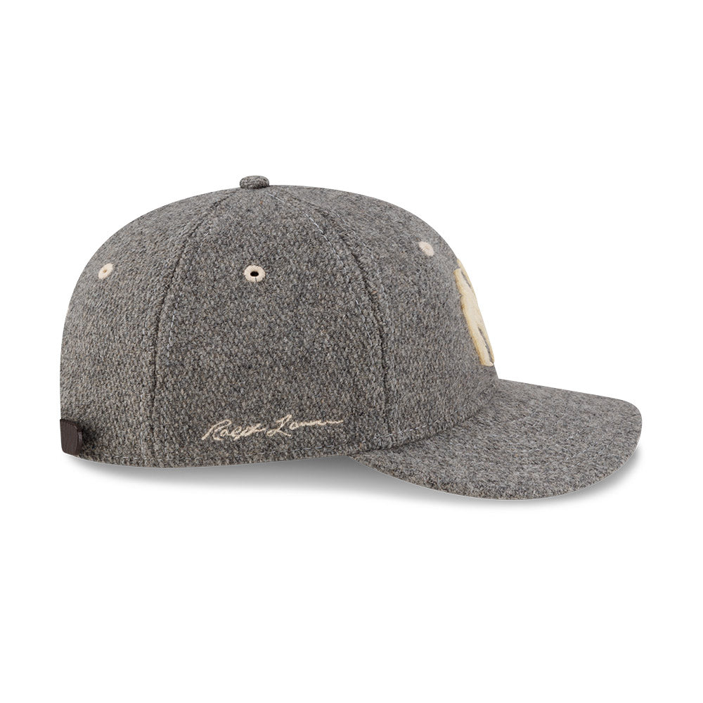 New Era หมวกรุ่น RALPH LAUREN x MLB NEW YORK YANKEES CO HEATHER GREY 9FIFTY RETRO CROWN CAP