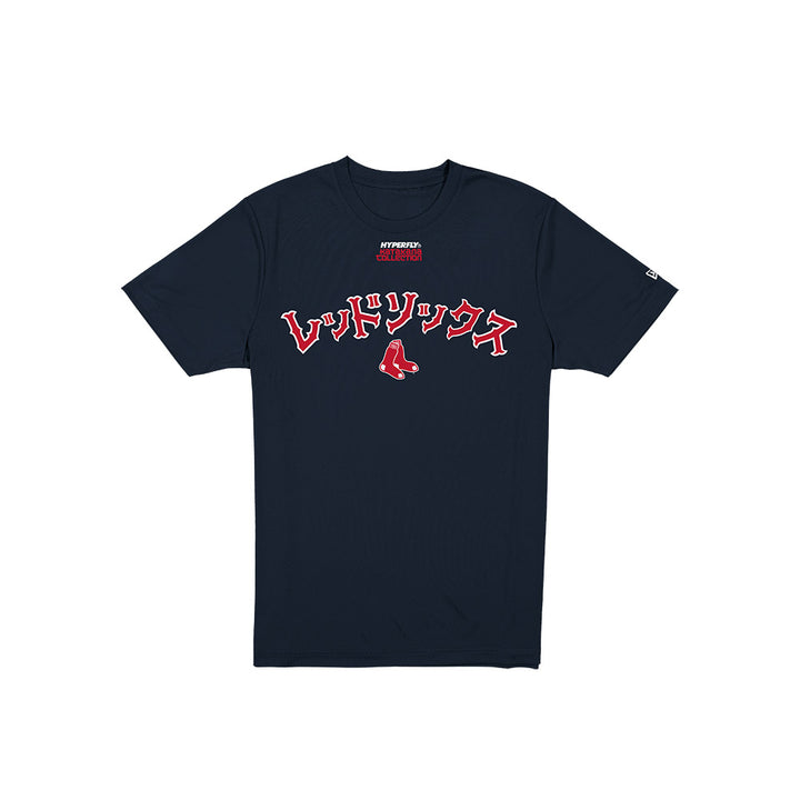 New Era เสื้อยืดแขนสั้นรุ่น Hyperfly X Mlb Boston Red Sox Navy Short Sleeve Tee
