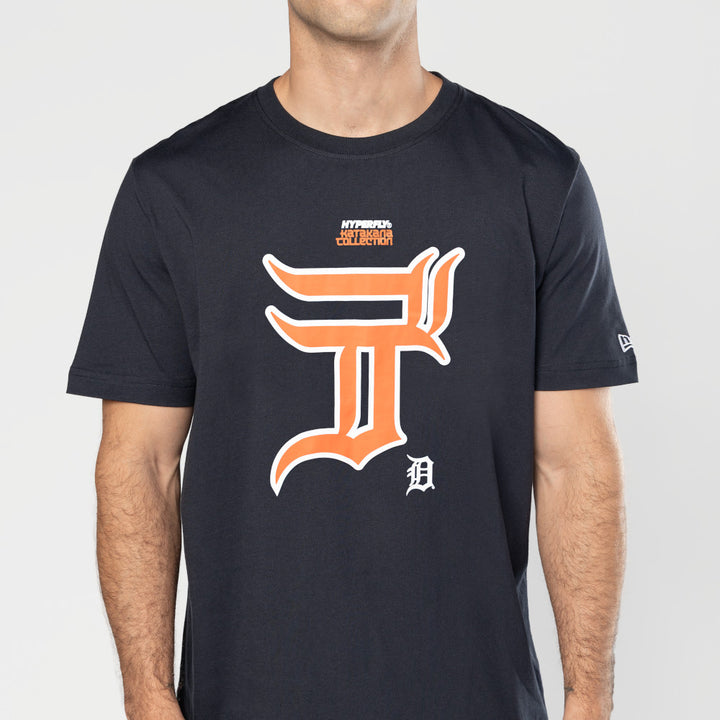 New Era เสื้อยืดแขนสั้นรุ่น Hyperfly X Mlb Detroit Tigers Navy Short Sleeve Tee
