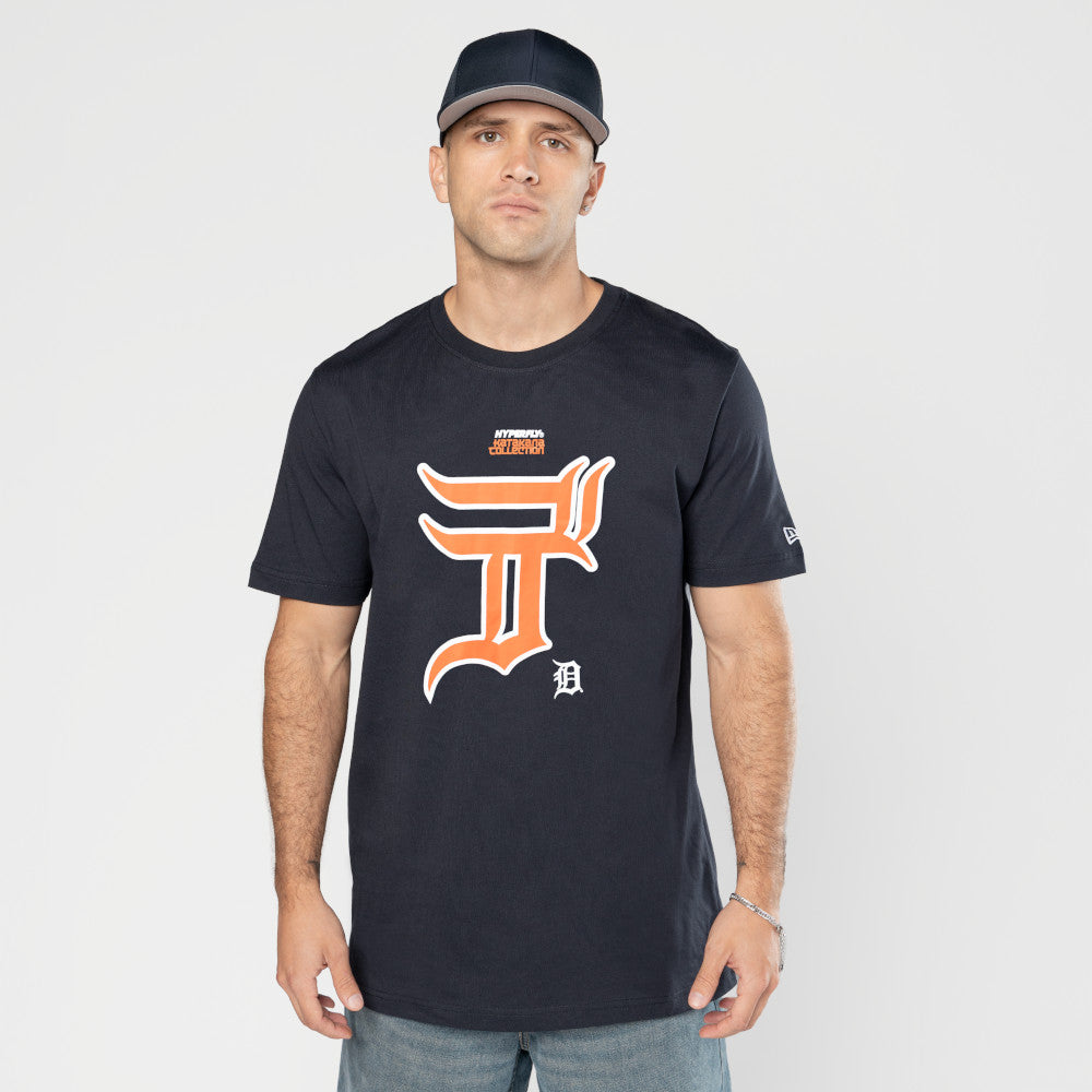 New Era เสื้อยืดแขนสั้นรุ่น Hyperfly X Mlb Detroit Tigers Navy Short Sleeve Tee