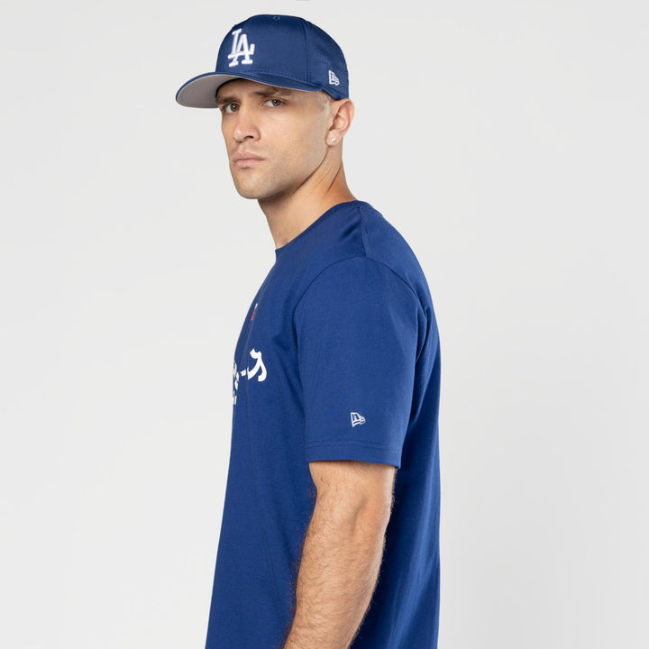 New Era เสื้อยืดแขนสั้นรุ่น Hyperfly X Mlb Los Angeles Dodgers Royal Short Sleeve Tee