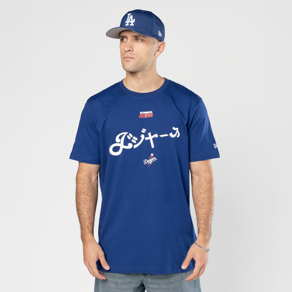 New Era เสื้อยืดแขนสั้นรุ่น Hyperfly X Mlb Los Angeles Dodgers Royal Short Sleeve Tee