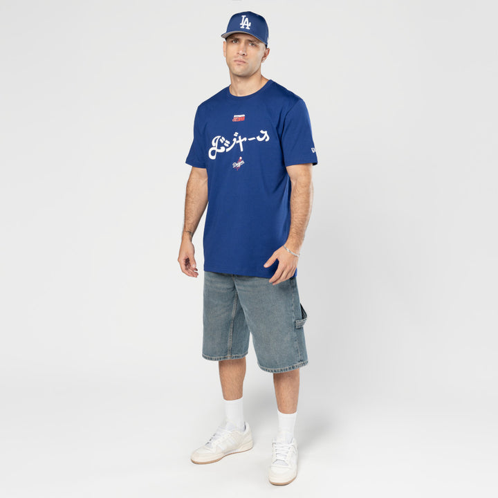 New Era เสื้อยืดแขนสั้นรุ่น Hyperfly X Mlb Los Angeles Dodgers Royal Short Sleeve Tee