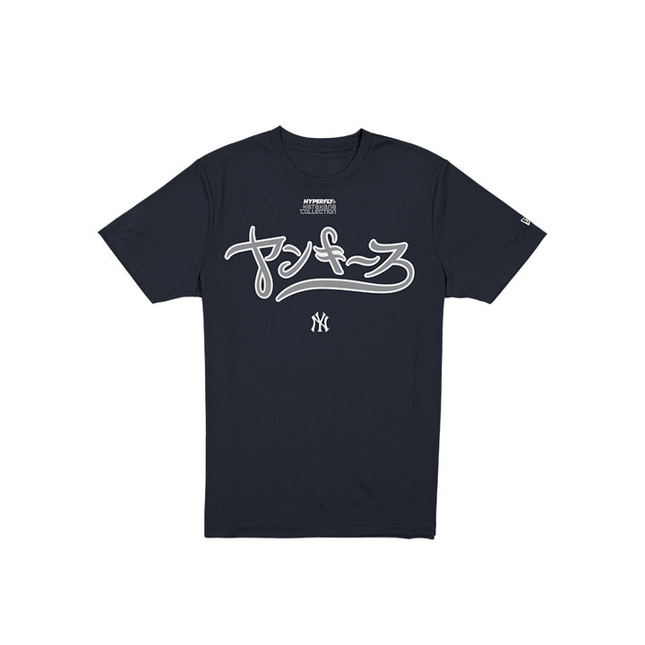 New Era เสื้อยืดแขนสั้นรุ่น Hyperfly X Mlb New York Yankees Navy Short Sleeve Tee