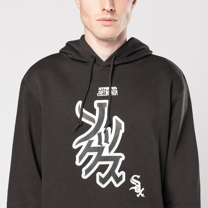 New Era เสื้อฮู้ดรุ่น Hyperfly X Mlb Chicago White Sox Black Hoodie
