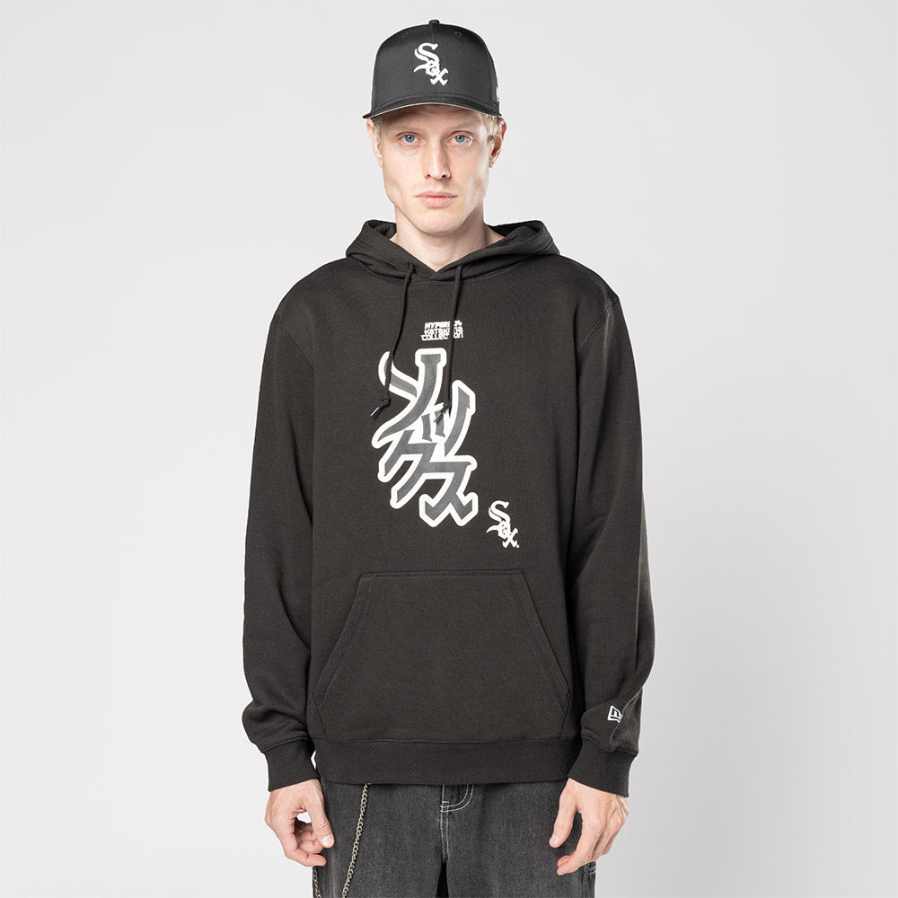 New Era เสื้อฮู้ดรุ่น Hyperfly X Mlb Chicago White Sox Black Hoodie