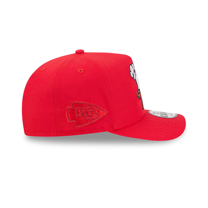 New Era หมวกรุ่น Kansas City Chiefs Nfl Cartoon Scarlet 9Fifty A-Frame Cap
