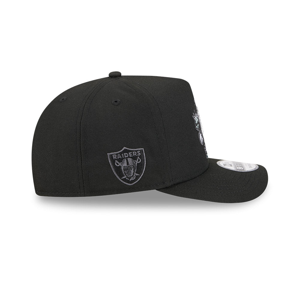 New Era หมวกรุ่น Las Vegas Raiders Nfl Cartoon Black 9Fifty A-Frame Cap