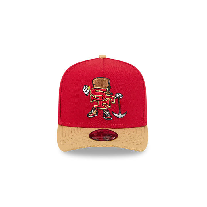 New Era หมวกรุ่น San Francisco 49Ers Nfl Cartoon Scarlet 9Fifty A-Frame Cap