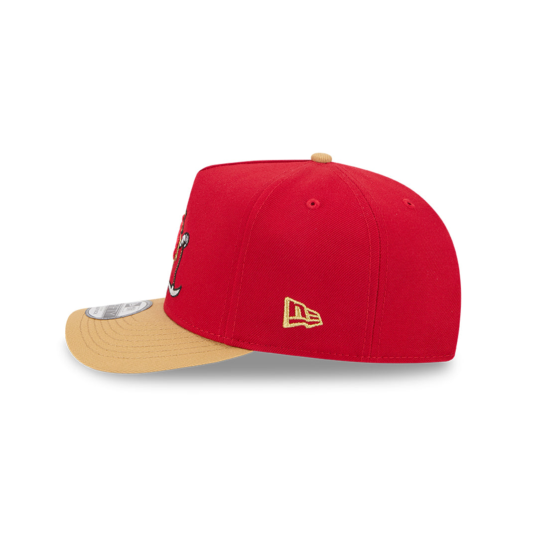New Era หมวกรุ่น San Francisco 49Ers Nfl Cartoon Scarlet 9Fifty A-Frame Cap