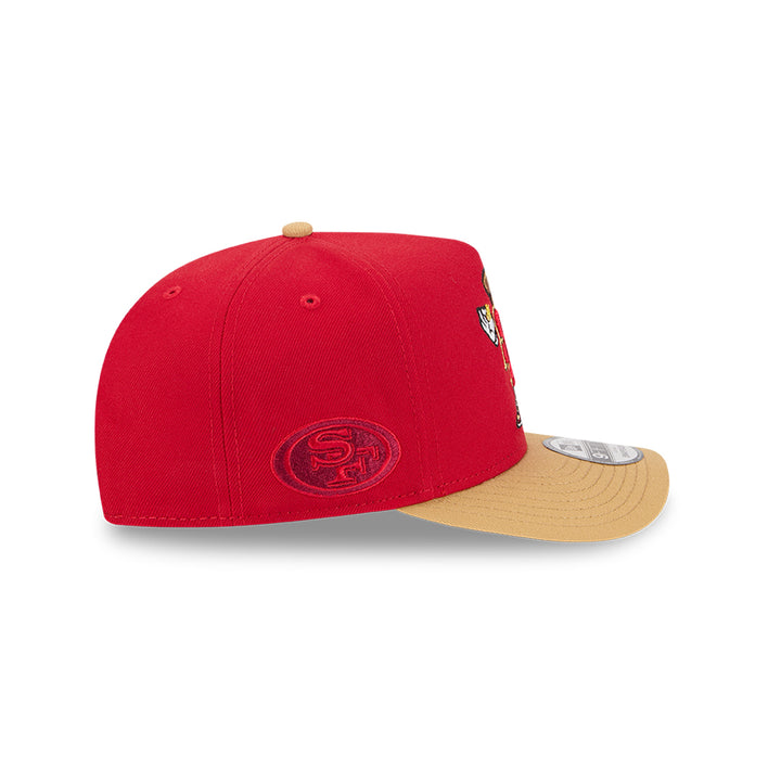 New Era หมวกรุ่น San Francisco 49Ers Nfl Cartoon Scarlet 9Fifty A-Frame Cap
