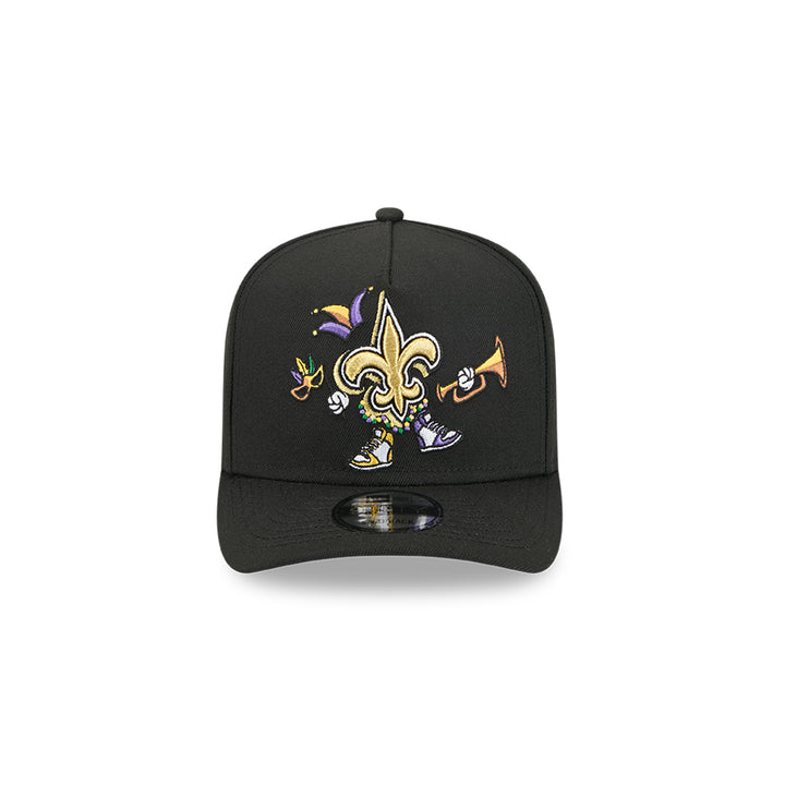 New Era หมวกรุ่น New Orleans Saints Nfl Cartoon Black 9Fifty A-Frame Cap
