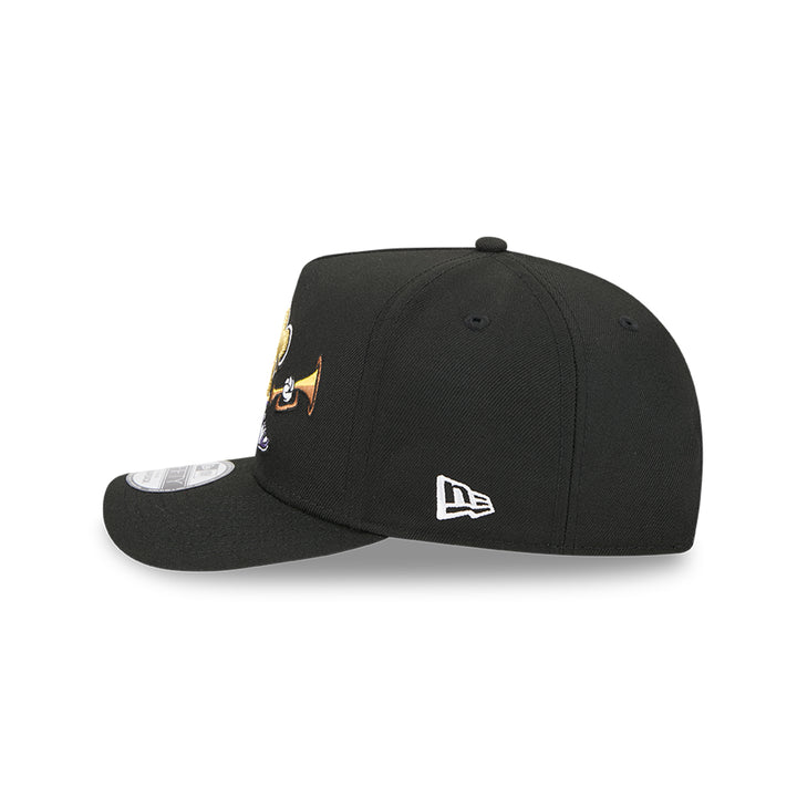 New Era หมวกรุ่น New Orleans Saints Nfl Cartoon Black 9Fifty A-Frame Cap