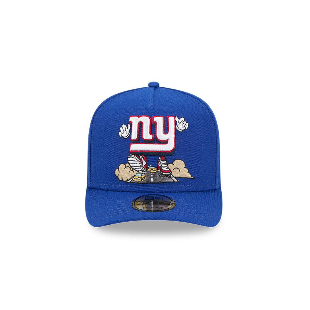 New Era หมวกรุ่น New York Giants Nfl Cartoon Royal 9Fifty A-Frame Cap