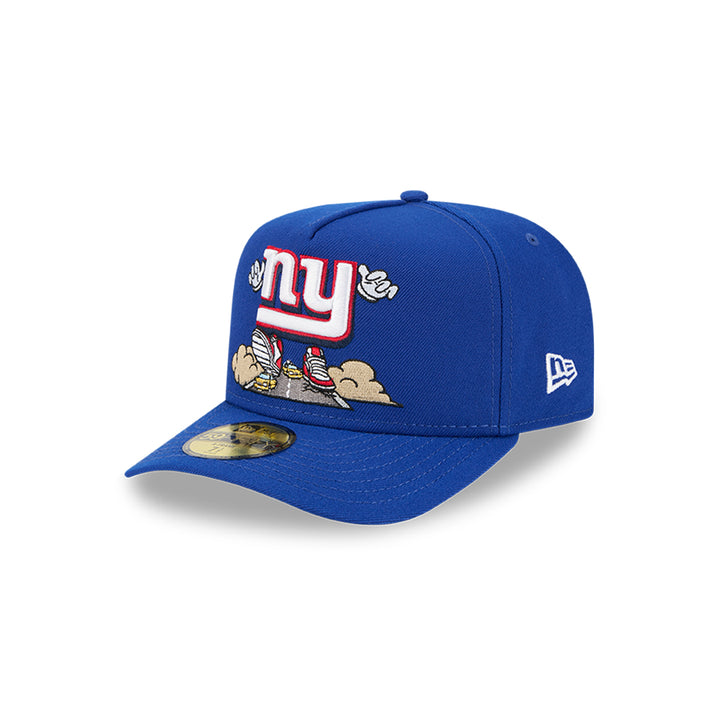 New Era หมวกรุ่น New York Giants Nfl Cartoon Royal 59Fifty A-Frame Cap