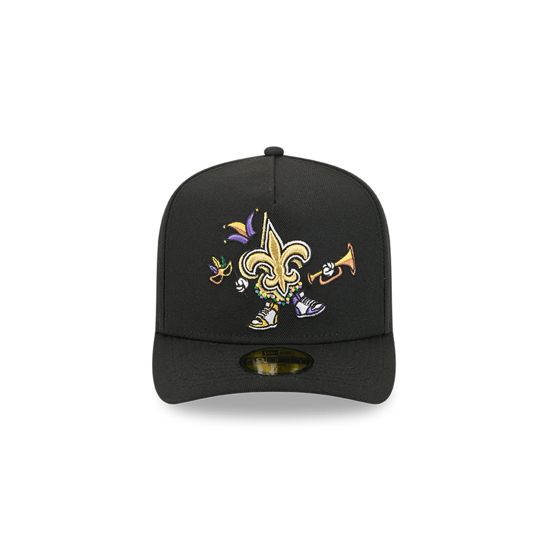 New Era หมวกรุ่น New Orleans Saints Nfl Cartoon Black 59Fifty A-Frame Cap