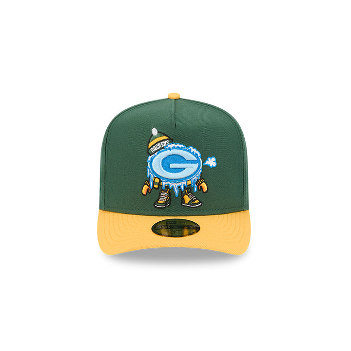 New Era หมวกรุ่น Green Bay Packers Nfl Cartoon Green 59Fifty A-Frame Cap