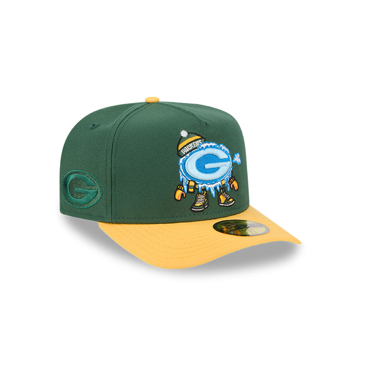 New Era หมวกรุ่น Green Bay Packers Nfl Cartoon Green 59Fifty A-Frame Cap