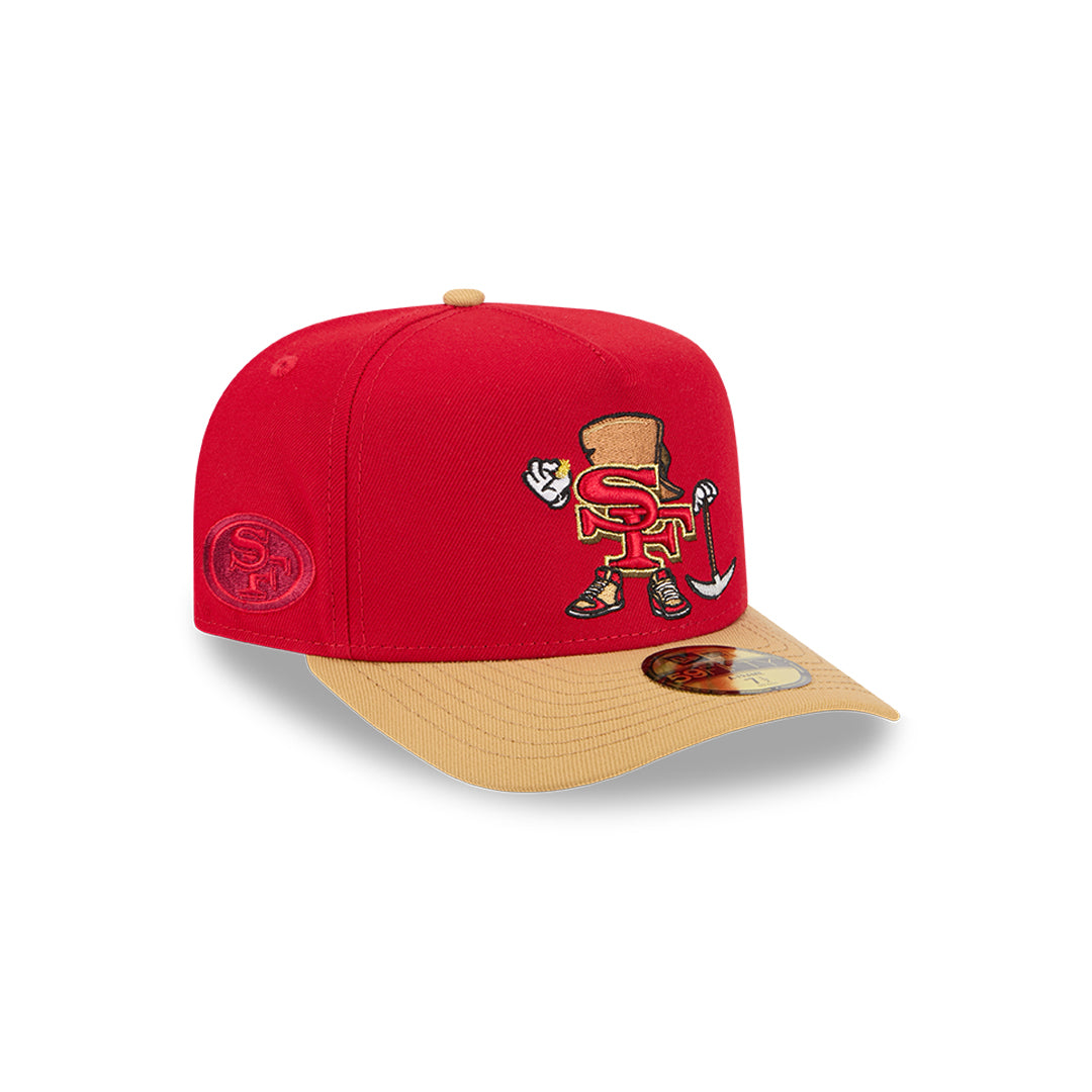 New Era หมวกรุ่น San Francisco 49Ers Nfl Cartoon Scarlet 59Fifty A-Frame Cap