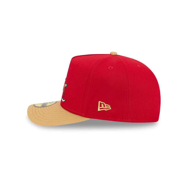 New Era หมวกรุ่น San Francisco 49Ers Nfl Cartoon Scarlet 59Fifty A-Frame Cap