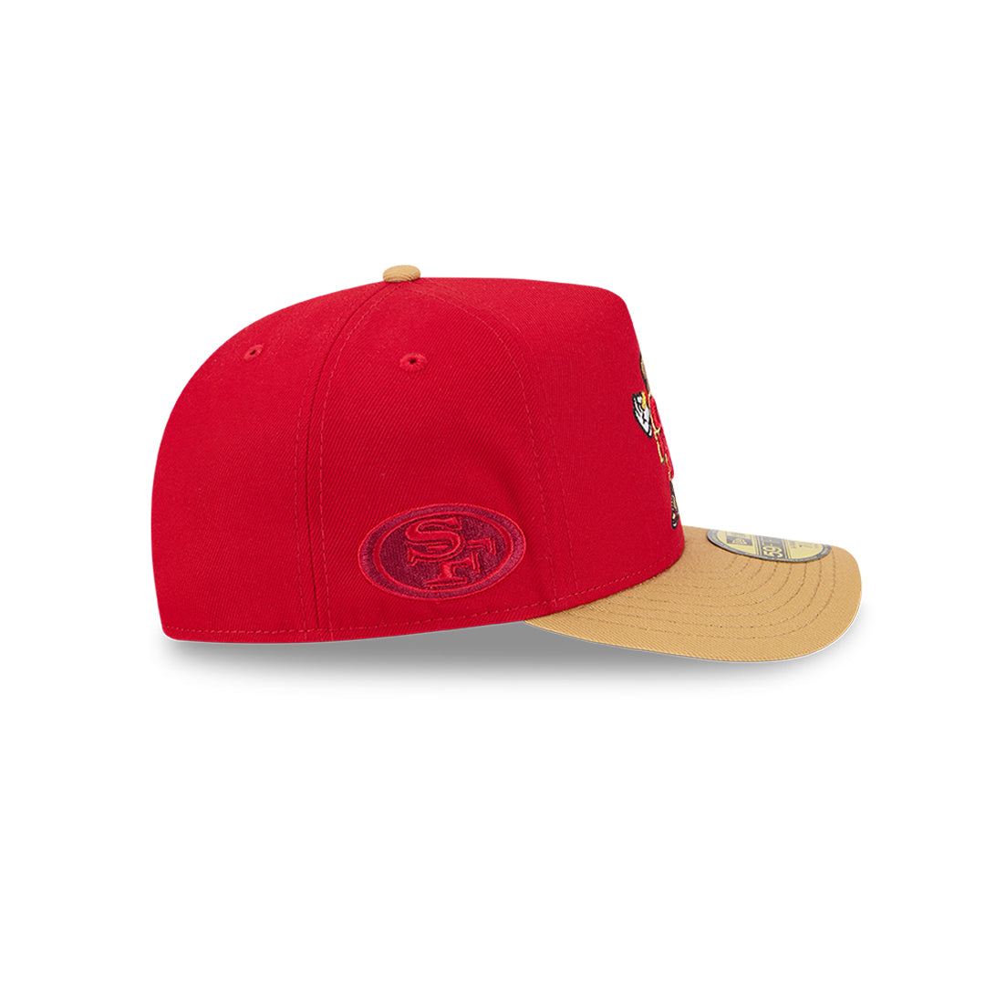 New Era หมวกรุ่น San Francisco 49Ers Nfl Cartoon Scarlet 59Fifty A-Frame Cap