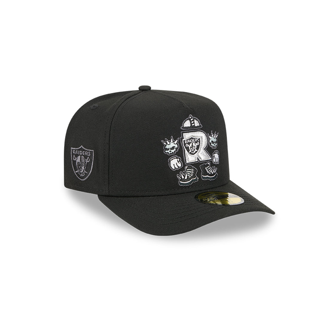 New Era หมวกรุ่น Kansas City Chiefs Nfl Cartoon Scarlet 59Fifty A-Frame Cap