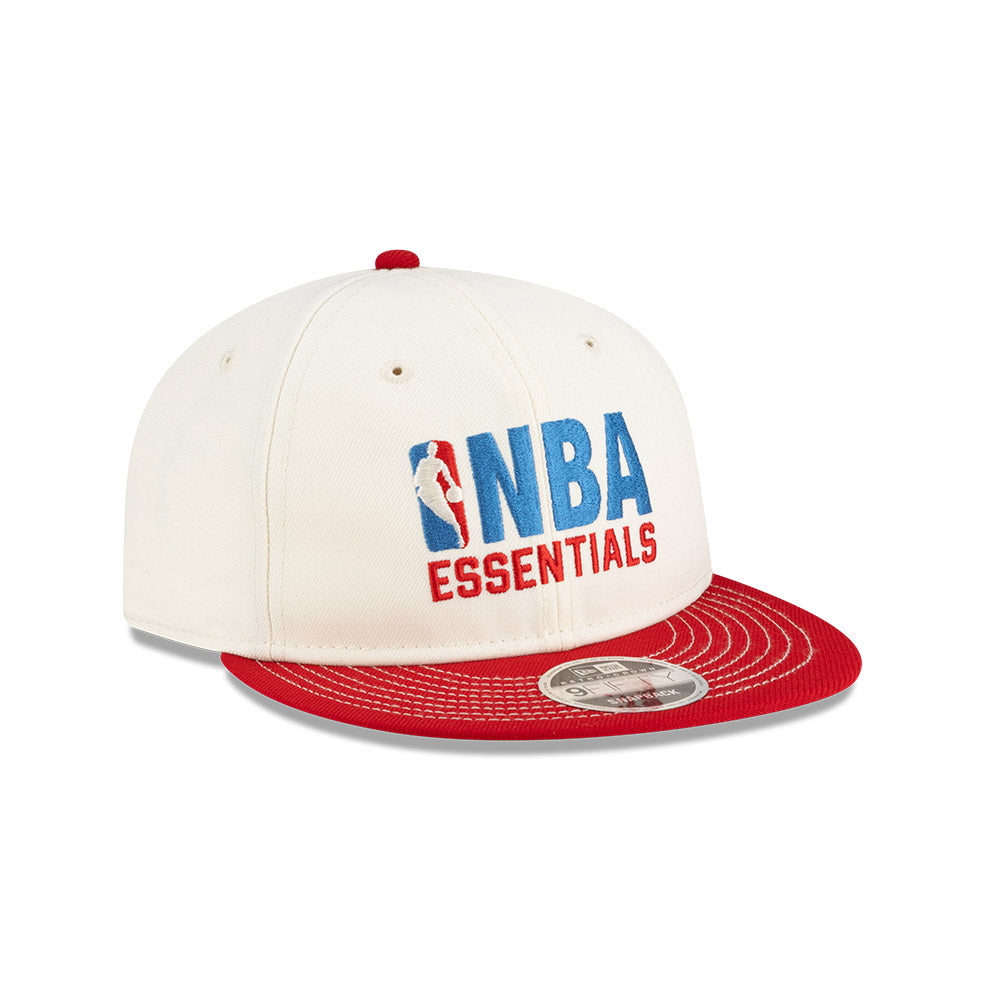 New Era หมวกรุ่น Fear Of God X Nba & Wnba Nba Logo Chrom White 9Fifty Retro Crown Cap