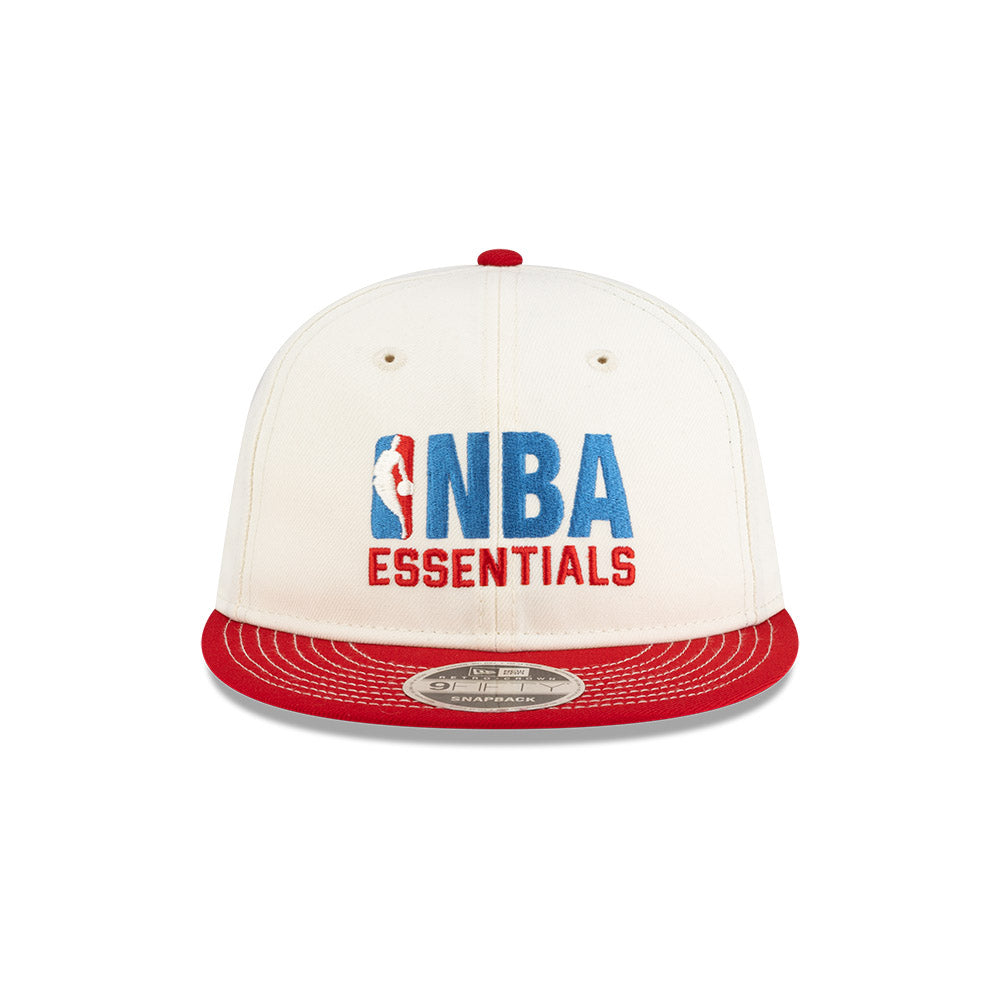 New Era หมวกรุ่น Fear Of God X Nba & Wnba Nba Logo Chrom White 9Fifty Retro Crown Cap