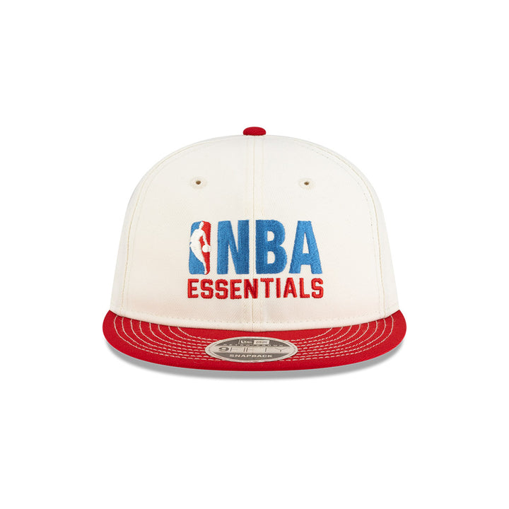 New Era หมวกรุ่น Fear Of God X Nba & Wnba Nba Logo Chrom White 9Fifty Retro Crown Cap