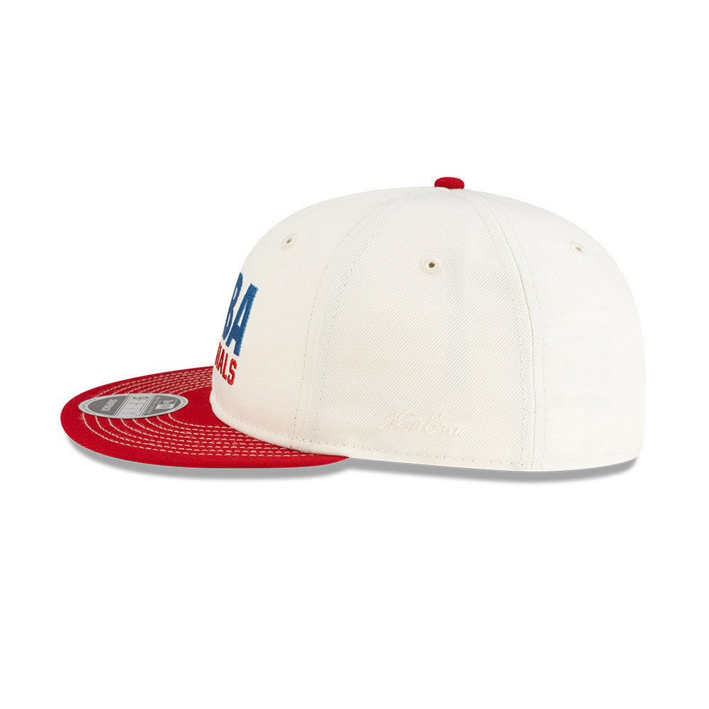 New Era หมวกรุ่น Fear Of God X Nba & Wnba Nba Logo Chrom White 9Fifty Retro Crown Cap