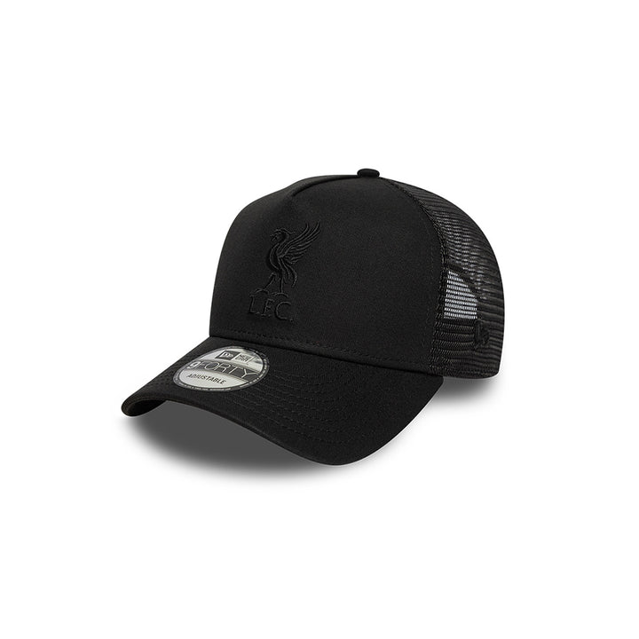 New Era หมวกรุ่น Liverpool Tonal Black 9Forty A-Frame Trucker Cap