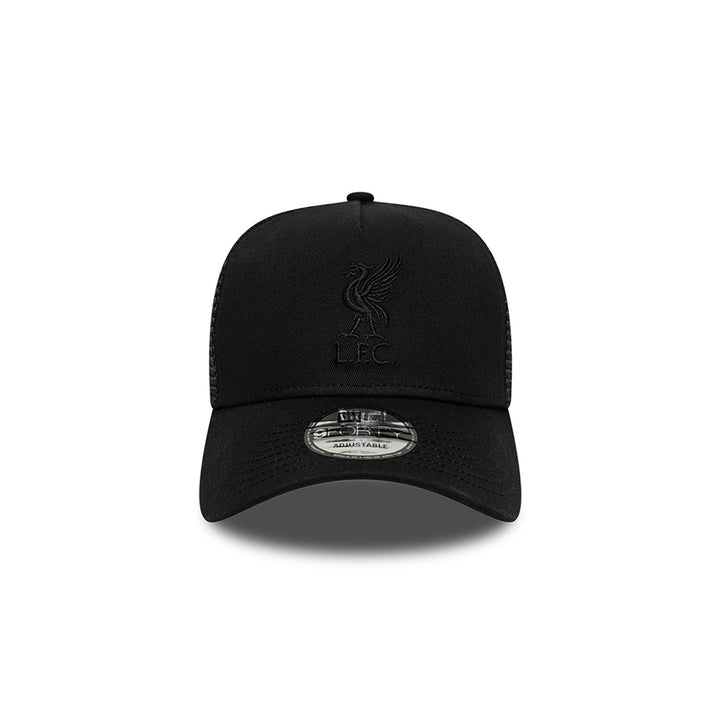 New Era หมวกรุ่น Liverpool Tonal Black 9Forty A-Frame Trucker Cap