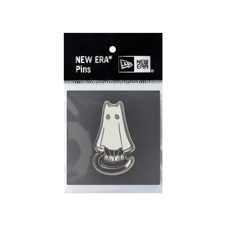New Era เข็มติดหมวกรุ่น New Era Halloween Mlb Black Ghost Cat Pin