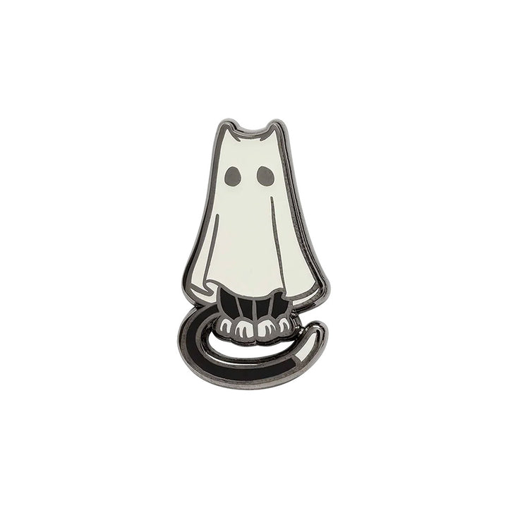 New Era เข็มติดหมวกรุ่น New Era Halloween Mlb Black Ghost Cat Pin