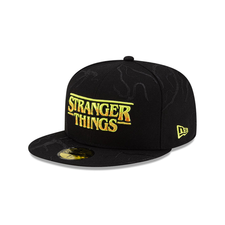 New Era หมวกรุ่น New Era X Netflix Stranger Things All-Over Print Black 59Fifty Cap